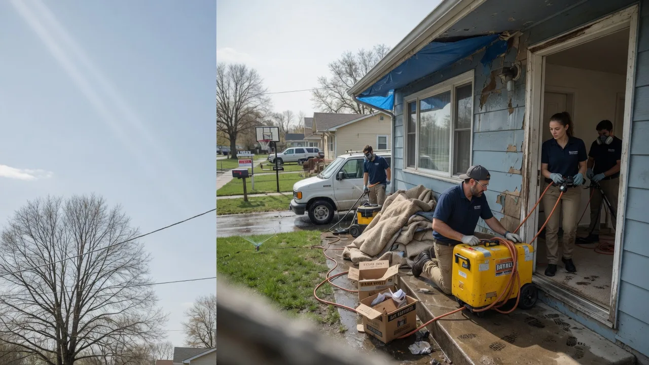 Basement Flood Cleanup in Falls City, NE near me